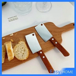 มีดอีโต้เล็ก mini ด้ามไม้ มีดบังตอจิ๋ว mini kitchen knife