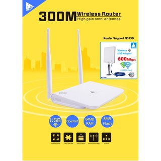 Router Wifi Repeaterใช้กับ USB Wifi 2.4G+5G Outdoor High Power Long Distance Wifi Repeater, Melon R658U