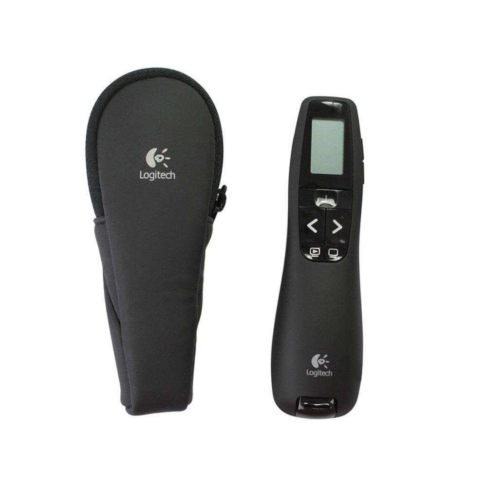 Logitech R800 wireless presenter & Laser pointer เครื่องนำเสนองาน ของใหม่ พร้อมเคสและคู่มือฯ (ไม่มีก