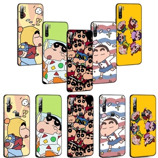 SHINCHAN เคสโทรศัพท์มือถือ Tpu ลายการ์ตูนชินจังสําหรับ Oppo A93 A73 A53 A32 A31 2020 A91 F15 A8 A52 A72 A92 A92S A12S A12E