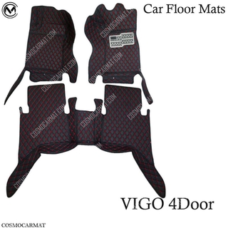 MatPro พรมปูพื้นเข้ารูป 5D 6D Premium Fitted Leather Car Mats สำหรับรถรุ่น TOYOTA VIGO 4 ประตู ปี 2004-2015