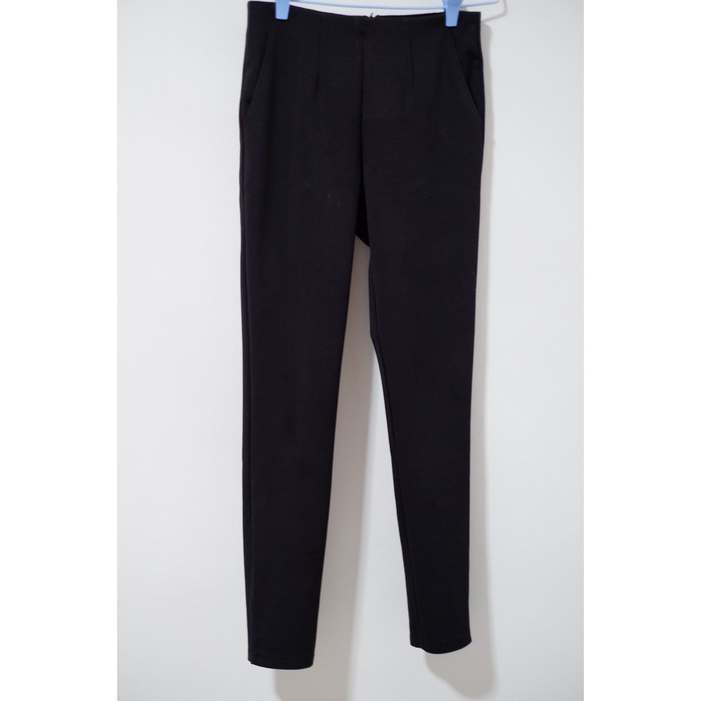 กางเกงขายาวสีดำ มือ2 สภาพสวย BEER&amp;OIL #กางเกงขายาว #เสื้อมือ2 #เสื้อมือ2สภาพดี