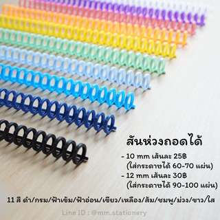 สันห่วง 💯 สันห่วงถอดได้ สันหนังสือ สันสมุด DIY 📒📒 พร้อมส่ง