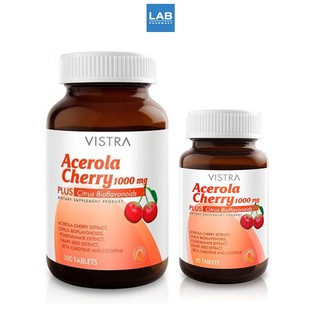 VISTRA-ACEROLA CHERRY 1000 MG. Set 100+45 Tabs - วิสทร้า อะเซโรลาเชอร์รี่ 1000 มก.