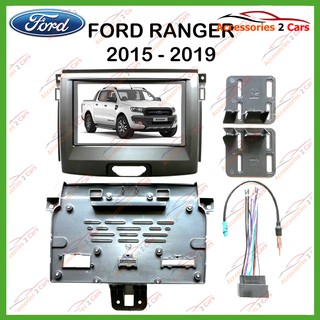 หน้ากากเครื่องเล่นFORD RANGER T7 2DIN ปี2016 รหัส NV-FR-068