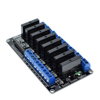 ึ8 Channel 5V DC Relay Module Solid State Low Level SSR AVR DSP for Arduino