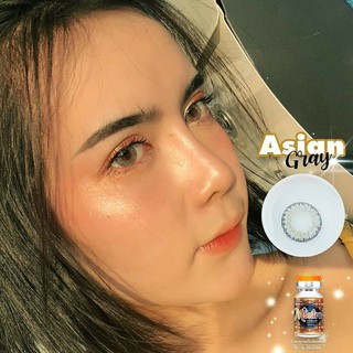 ⚡Montralens⚡Asian Gray💥มนตราเลนส์💥คอนแทคเลนส์สายตา💥คอนแทคเลนส์ค่าอมน้ำสูง💥คอนแทคเลนส์กรองแสง💥แถมฟรีตลับทุกคู่