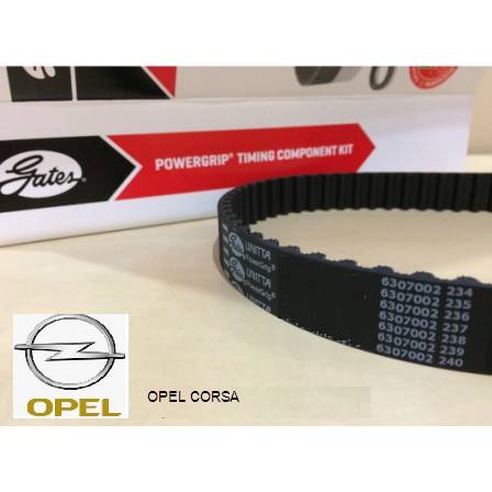สายพานไทม์มิ่ง opel corsa โอเปิ้ล คอร์ซ่า  111 ฟัน สายพานราวลิ้น   opel corsa โอเปิ้ล คอร์ซ่า  ยี่ห้