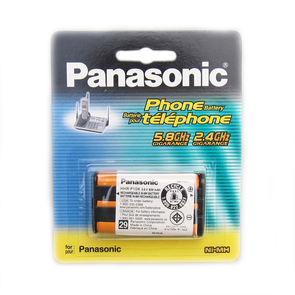 แบตเตอรี่ รุ่น HHR-P104 (TYPE 29) สำหรับโทรศัพท์ไร้สายพานาโซนิค Panasonic Cordless Phone Battery HHR-P104A