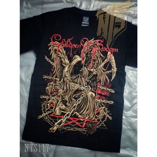 Tee ▪  NTS 117 Children Of Bodom ROCK เสื้อยืด เสื้อวง เสื้อดำ สกรีนลายอย่างดี ผ้าหนานุ่ม NTS T SHIRT S M L XL XXL