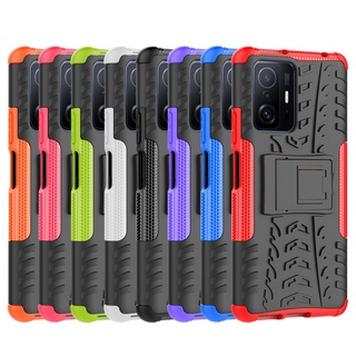 Xiaomi Mi 11T Pro Armor Case Xiomi Mi11T Shockproof Cover Hybrid Hard PC Soft TPU Back Casing