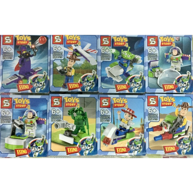 Toy story ตัวต่อ 8 แบบ