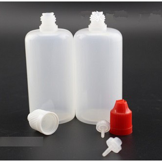 100ml ขวดหยด ใส่ของเหลว น้ำยา น้ำมัน ฝาดับเบิ้ลล็อคกันเด็กเปิดเล่น