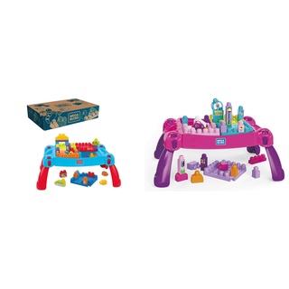 Mega Bloks First Builders Build n Learn Table with Big Building Blocks (30 PCS) บล๊อคต่อสำหรับเด็กเล็ก