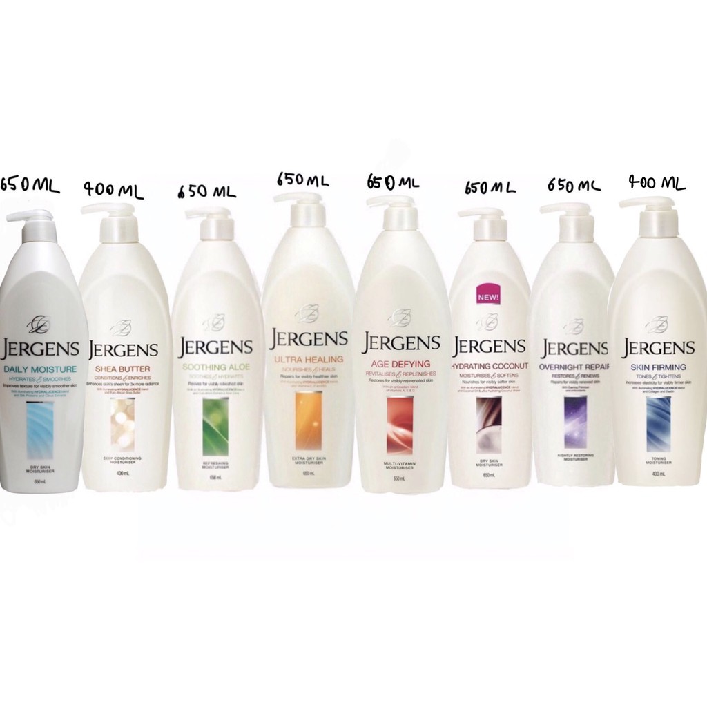 jergens body lotion 650ml