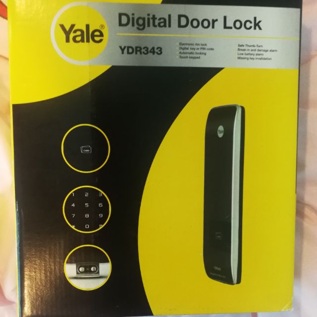 Digital lock yale ydr343