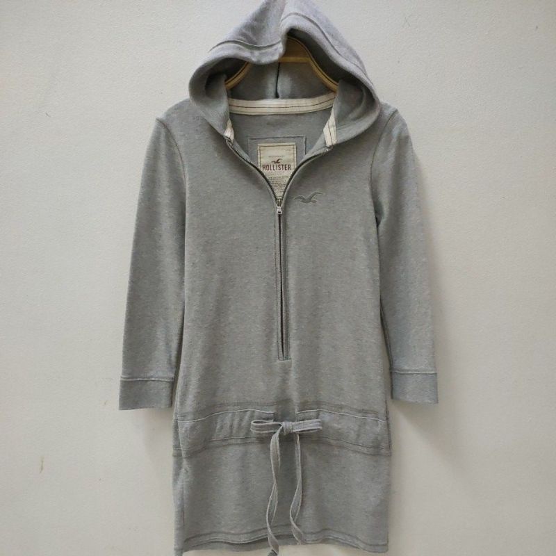 แบรนด์Hollister มินิเดรสมีฮู้ด อก30-32นิ้ว