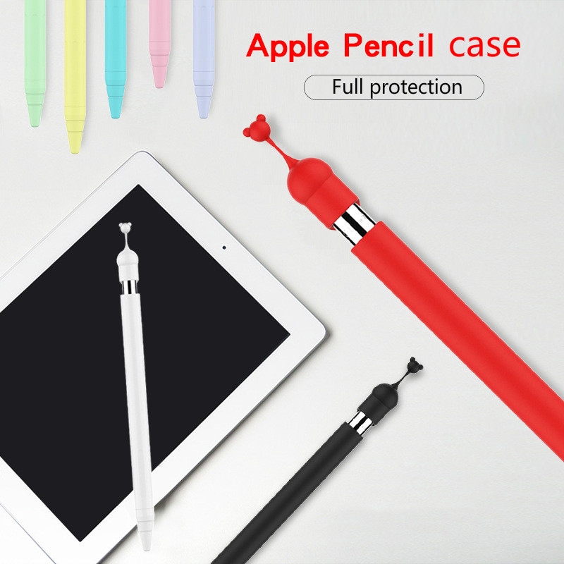 เคสซิลิโคนกันลื่นสำหรับ Apple Pencil ST Cap Case