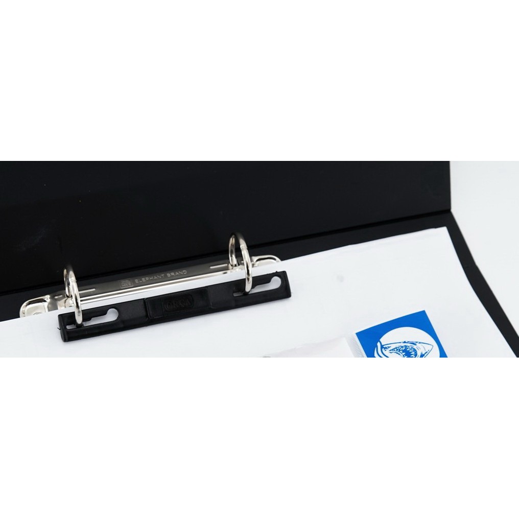 พลาสติกล๊อคแฟ้มห่วง ตัวล๊อคแฟ้ม สีดำ มีแบบ5ชิ้น และ6ชิ้น/แพ็ค - รูปที่ 2