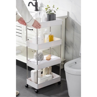 Shelf ชั้นวางของ 40.5x22.1x87.5cm สีขาว ST0729-14