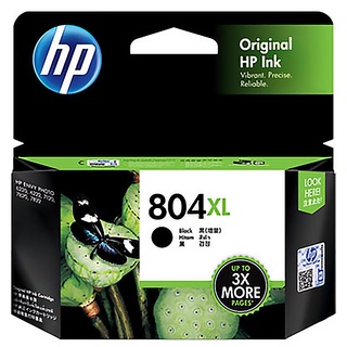 ตลับหมึกเครื่องพิมพ์ HP HP804 สีดำ XL62206222712078207822 ดั้งเดิม