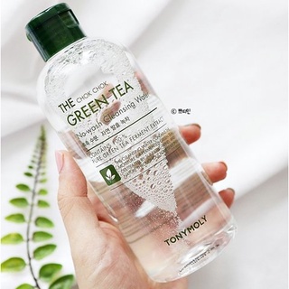 [สินค้าของแท้/พร้อมส่ง100%] Tony Moly THE CHOK CHOK Green Tea No-Wash Cleansing Water 300ml