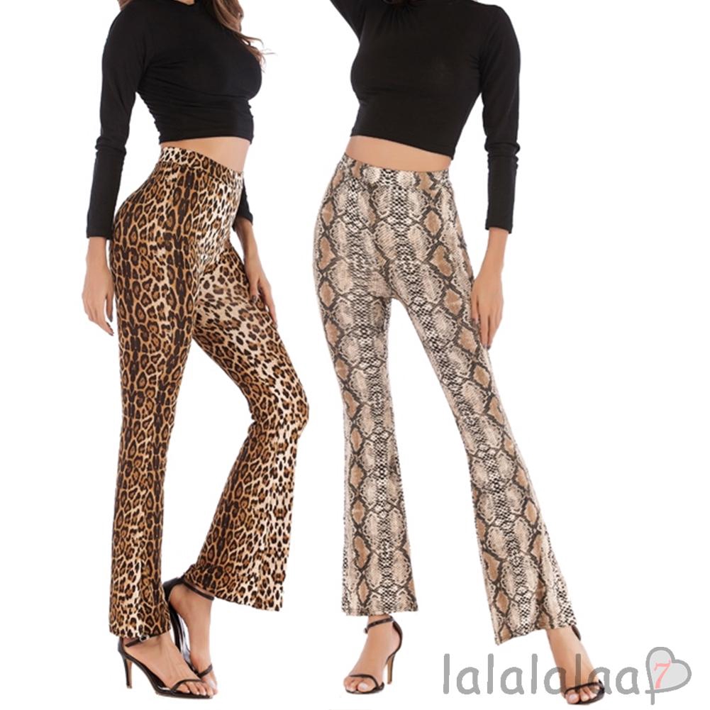 flared pants print