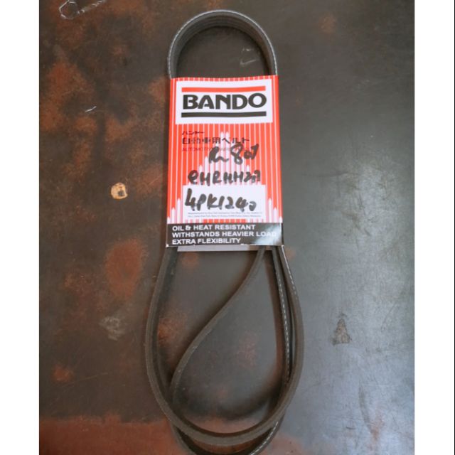 4PK1240/3PK850 TOYOTA FAN BELT VIOS NCP42 100 N BANDO