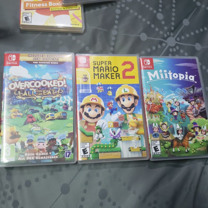 แผ่นเกมมือสอง Nintendo switch Mario Miitopia