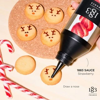 1883 ซอสสตรอเบอร์รี่ สำหรับคาเฟ่ ใช้ราดท้อปปิ้งและตกแต่ง | STRAWBERRY SAUCE 500 ml. (SKU 4708)
