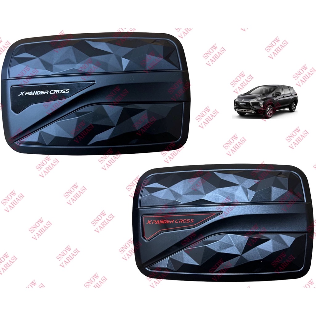Hitam ฝาครอบถังน้ํามัน สําหรับ Mitsubishi Xpander Cross Black Doff