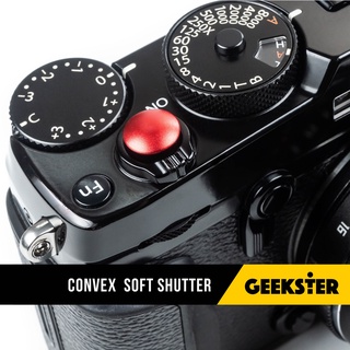 ปุ่มชัตเตอร์ แบบนูน 3 สี Soft Shutter Release Button ( ปุ่มกดชัตเตอร์ 9mm มียาง แถมฟรี / Convex )