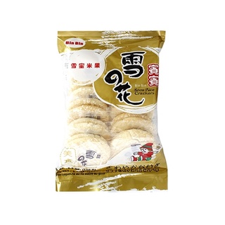 บินบิน ขนมข้าวอบกรอบ รสสโนว์ /Bin Bin Rice Cracker Snow Icing /賓賓米果 雪花米果