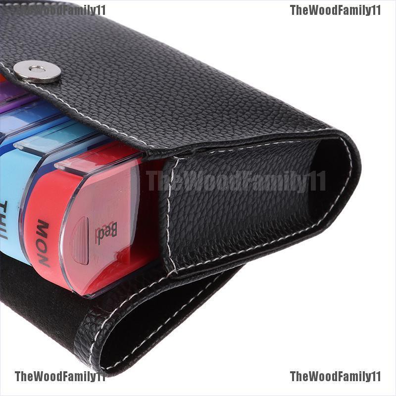 TWF 7 Days Tablet Pill Box Holder Medicine Storage Organizer Container ...