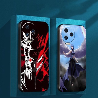 เคสโทรศัพท์มือถือ ซิลิโคนนิ่ม TPU ลายการ์ตูนนารูโตะ Sasuke สีดํา สําหรับ Infinix Note 12 Pro 4G X676B 58