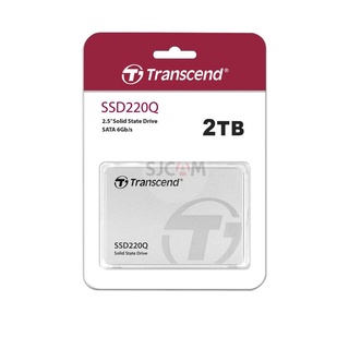 Transcend SSD 2TB รับประกัน 3 ปี หรือ * *รับประกันไม่เกิน 400 TBW** - มีใบกำกับภาษี-TS2TSSD220Q