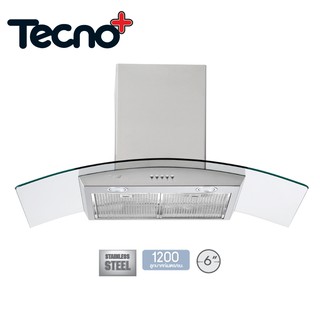 TECNOGAS เครื่องดูดควันแบบกระโจม ขนาด 90 ซม. แสตนเลส TECNOPLUS รุ่น TNP HD 90 MA