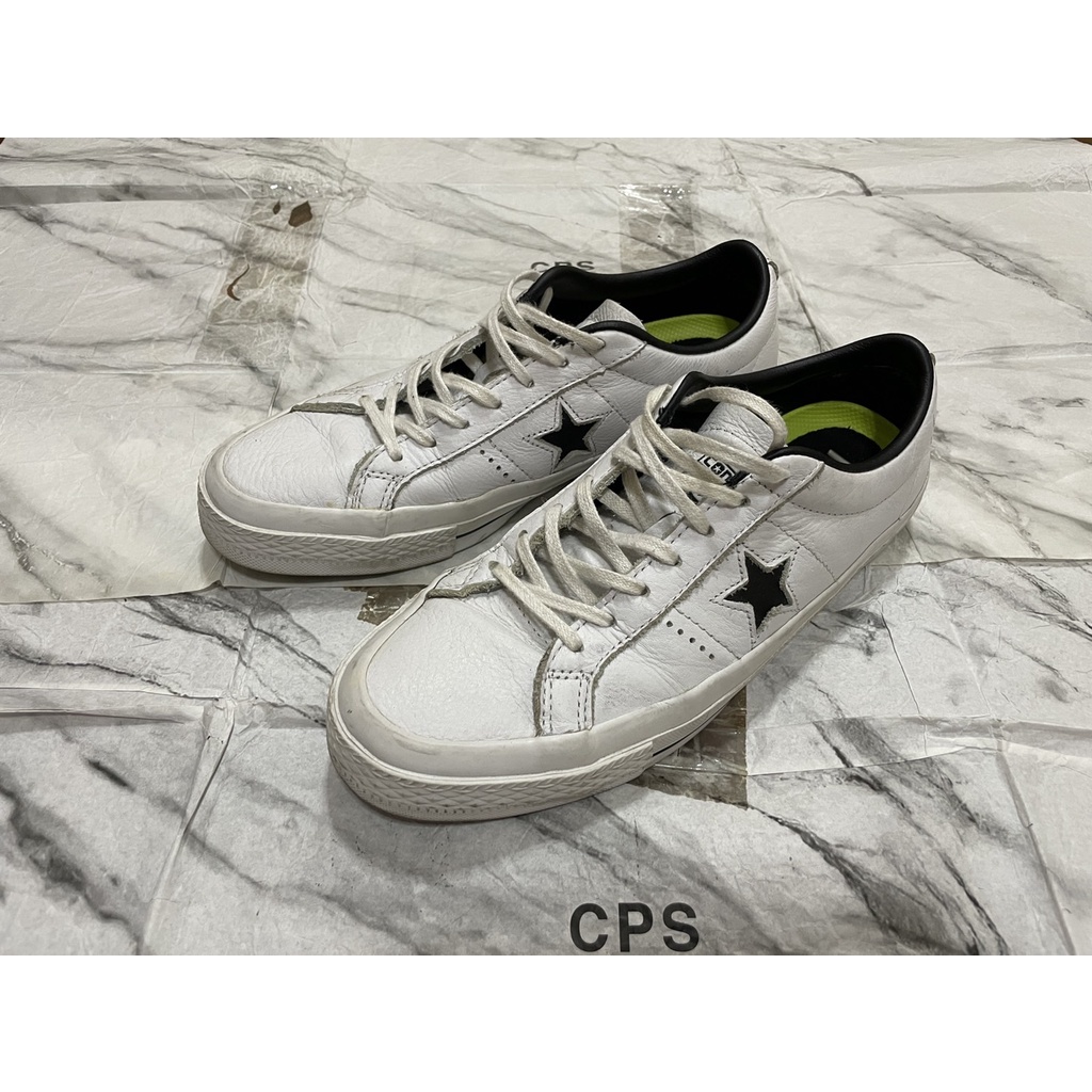 Converse One Star Pro Leather - White/Black/Egret - Leather - Ox - A02139C - A02139CU2WTXX รองเท้าผ้าใบ