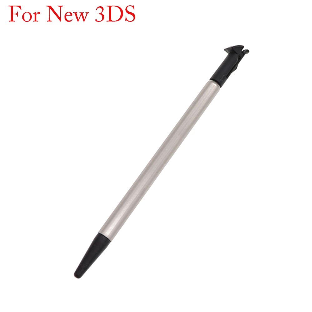 ชุดปากกาสไตลัส หน้าจอสัมผัส โลหะ ยืดหดได้ สําหรับ Nintendo New 3DS New 3DS LL XL 1 ชิ้น