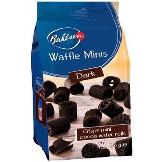 Bahlsen Waffle Minis Dark 75g บาห์ลเซนวาฟเฟิลมินิสดาร์ก 75 กรัม