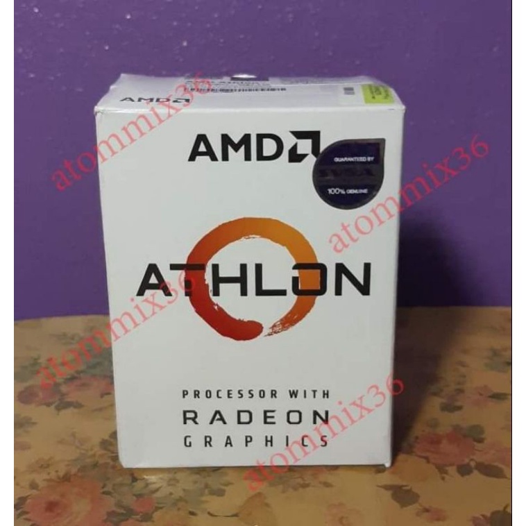 AMD CPU ATHLON 3000G 3.5GHz 2C/4T AM4 ประกันเหลือ 3ปี