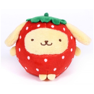 แท้ 100% ตุ๊กตา ซานริโอ้ ปอมปอมปูริน Sanrio Pompompurin Pudding Strawberry Design Series Plush Doll