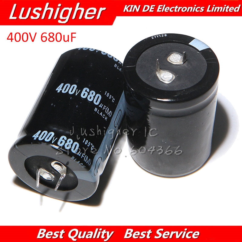 680UF 400V680UF 2PCS 400V ตัวเก็บประจุไฟฟ้าปริมาณ 35*50 มม.pxc6 35*50 มม.