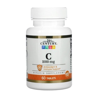 วิตามิน C (Vitamin C) 1000mg.60 Tablets 21st Century