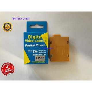 แบตแคนนอน รหัสแบต LP-E5 LPE5 แบตเตอรี่กล้อง Replacement Battery forCanon EOS Rebel XSi XS T1i