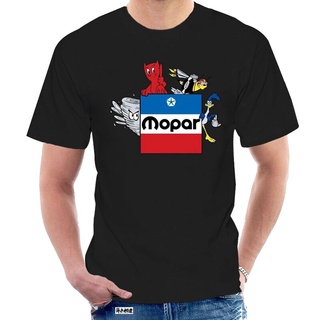 [S-5XL]ใหม่ เสื้อยืด ผ้าฝ้าย พิมพ์ลายตลก Mopar สีดํา สําหรับผู้ชาย