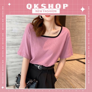 QKshop เสื้อแฟชั่นคุณผู้หญิง ✨ สีน่ารักตะมุตะมิ 💕 ใครชอบแนวหวานๆ ต้องจัด ✨ ราคาดีไม่ไหว ❤️‍🔥 ใครใส่ก็เลิศนะ🌈