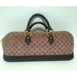 Louis Vuitton ★ Pink denim × genuine leather