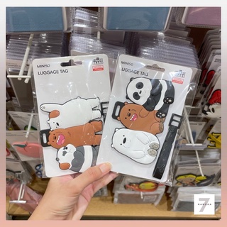 แท็คกระเป๋า We Bare Bears - Miniso