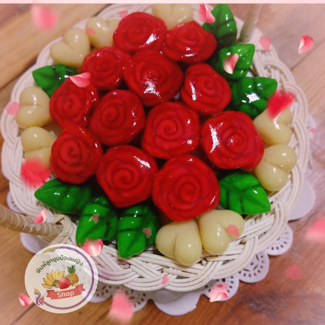 แม่พิมพ์ลูกชุบกุหลาบ ขนาด 10 กรัม พิมพ์ซิลิโคน food grade ปลอดภัยไร้สาร ใช้งานง่าย ลายชัด ลงสีง่าย